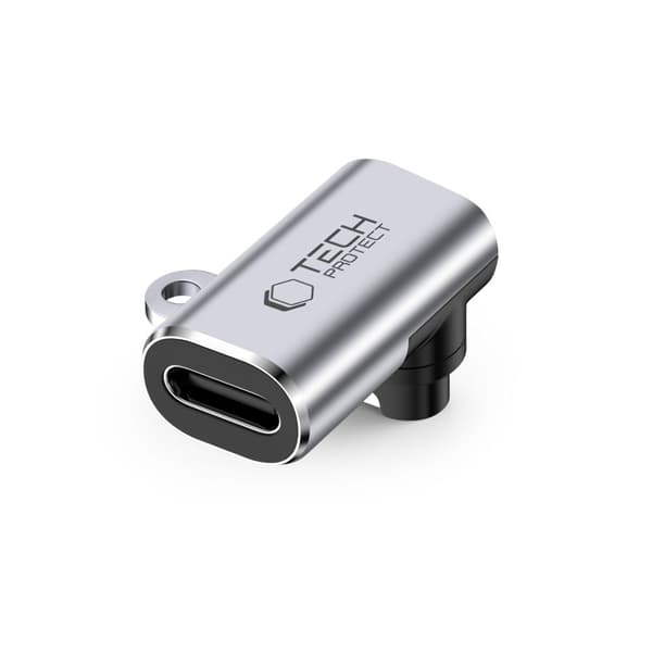 Tech-Protect UltraBoost USB-C til Garmin Watch adapter vinkel 5W - Grå