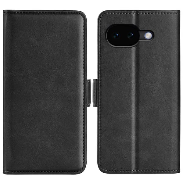 SKALO Premium ID Flip Cover til Google Pixel 10a - Sort