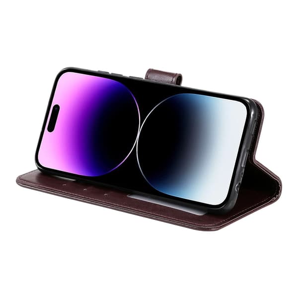 SKALO Mandala Flip Cover til iPhone 18 Pro Max - Brun