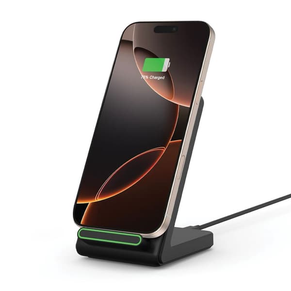 Tech-Protect QI15W-A40 trådløs oplader 15W med USB-C-kabel - Sort