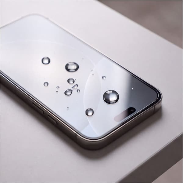 2-PAK Tech-Protect Quick Set Spy+ Privacy Skærmbeskyttelse i Hærdet glas til iPhone 18 Pro - Sort