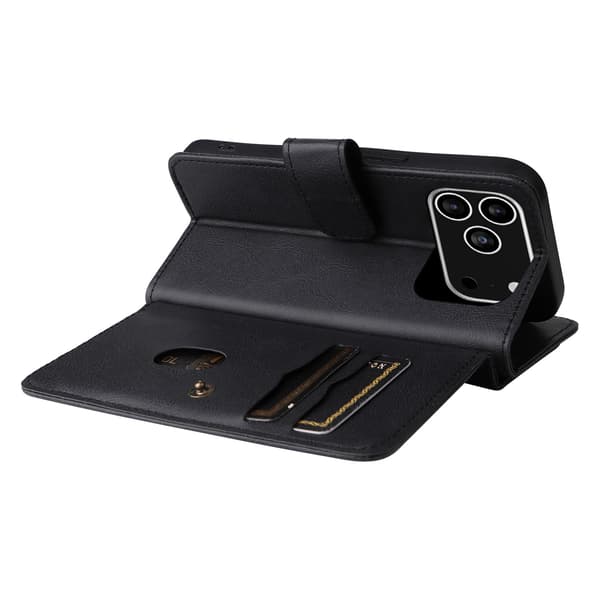 SKALO KT 10-FACK Plånboksfodral för iPhone 18 Pro Max - Svart