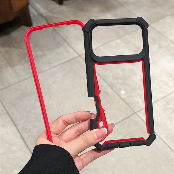 SKALO Robust Hjørnebeskyttelse Cover til iPhone 18 Pro Max - Sort