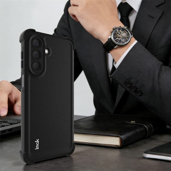 IMAK Drop Proof Matte TPU Cover til Samsung Galaxy A27 5G - Sort