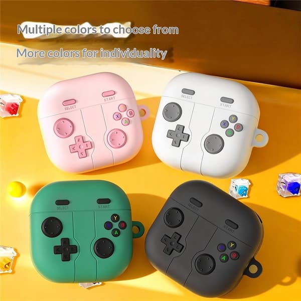 SKALO Game Controller Silikone Cover til Samsung Galaxy Buds4 - Pink
