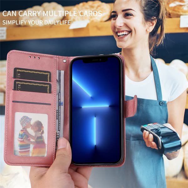 SKALO PU-läder Plånboksfodral för iPhone 18 Pro Max