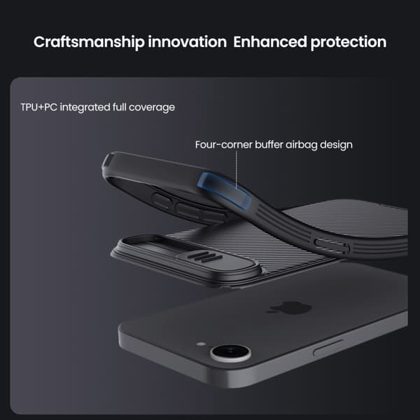 NILLKIN CamShield Pro Series Cover til iPhone 17e - Sort