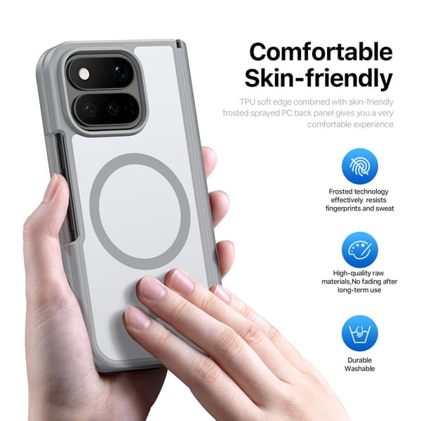 DUX DUCIS Yind Series Matte Finish Cover til Google Pixel 11 Pro Fold - Grå