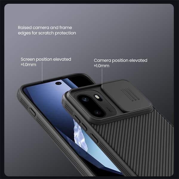 NILLKIN CamShield Pro Series Cover til OnePlus 15R - Sort