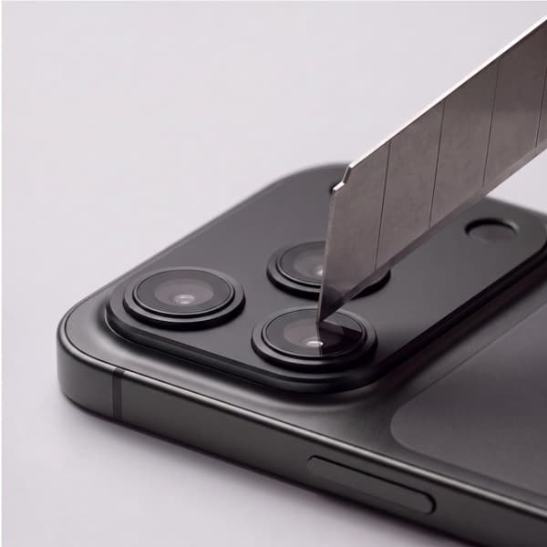 Tech-Protect Camfull Fit+ Kamerabeskyttelse Aluminium og Hærdet glas til iPhone 18 Pro Max - Sort