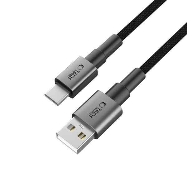 Tech-Protect Ultraboost DNA USB-C-kabel 3A 1m - Iron Grey