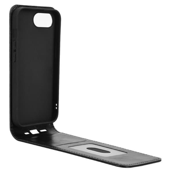 SKALO Vertikal PU-Læder Cover til iPhone 17e - Sort