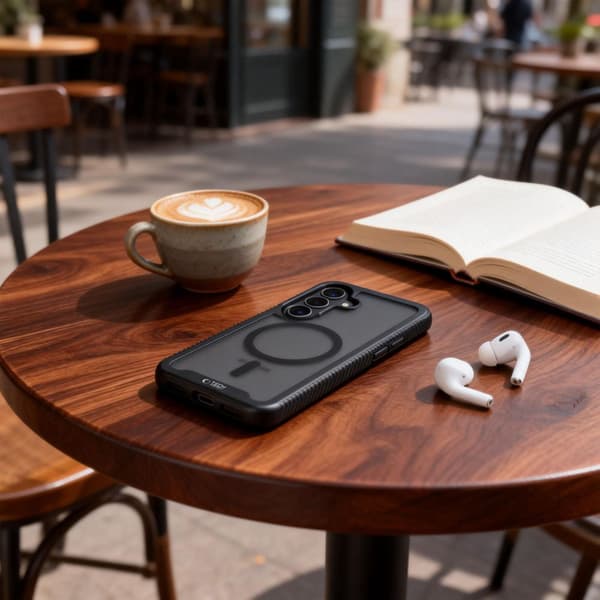 Tech-Protect Defense MagSafe 360° Cover til Samsung Galaxy S26 - Sort