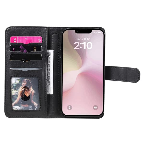 SKALO KT 10-RUM Flip Cover til iPhone 17e - Sort