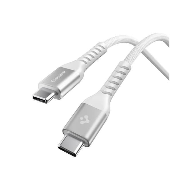 Spigen EB10010CCA Essential USB-C-kabel 100W 1m - Vit