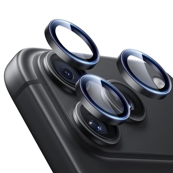 ESR Armorite Camera Protector Kamerabeskyttelse i Hærdet glas til iPhone 18 Pro Max - Sort