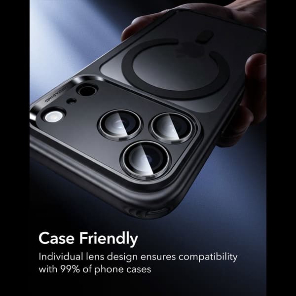 ESR Armorite Camera Protector Kameraskydd i Härdat glas för iPhone 18 Pro - Transparent