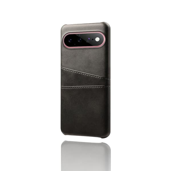 SKALO PU-Læder Kortholder Cover til Google Pixel 11 - Sort