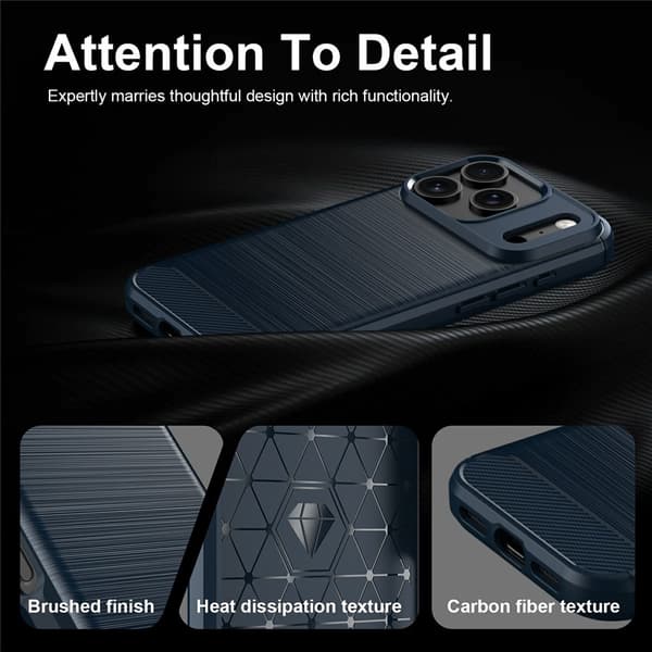 SKALO Armor Carbon  för iPhone 18 Pro Max Cover til iPhone 18 Pro Max