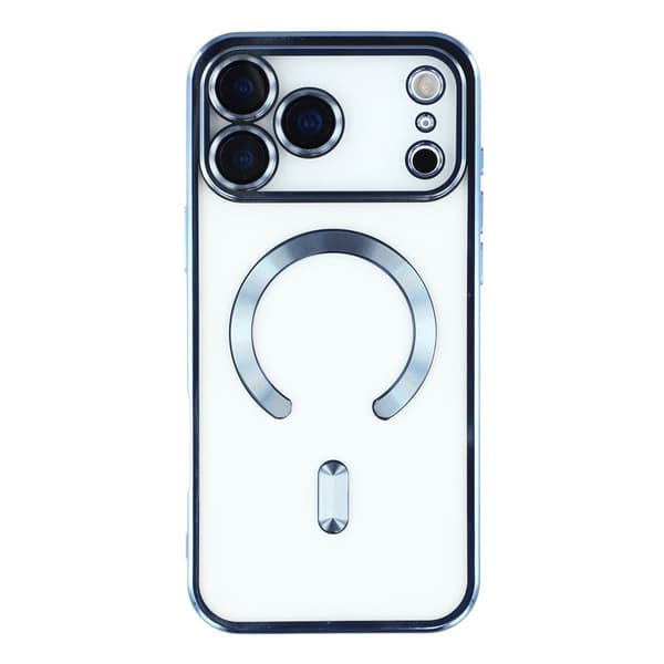 SKALO Metallic TPU Skal för iPhone 18 Pro Max - Blå
