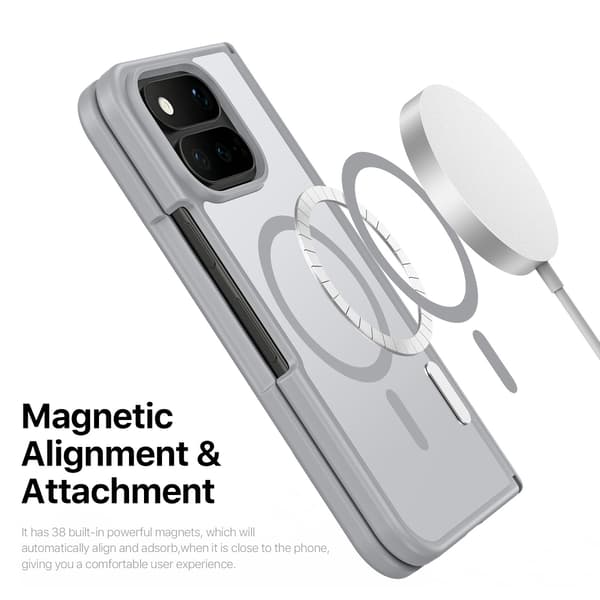 DUX DUCIS Yind Series Matt Finish Skal för Google Pixel 11 Pro Fold - Grå