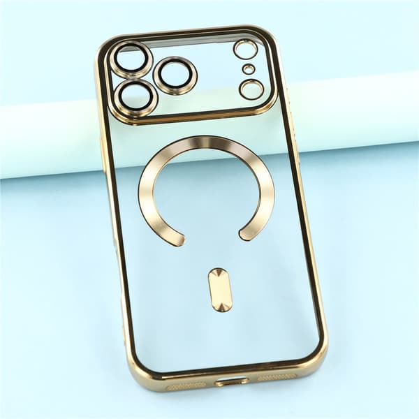 SKALO Metallic TPU Skal för iPhone 18 Pro - Guld