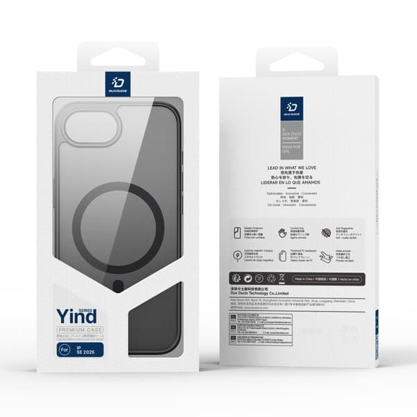DUX DUCIS Yind Series Matte Finish Cover til iPhone 17e - Sort