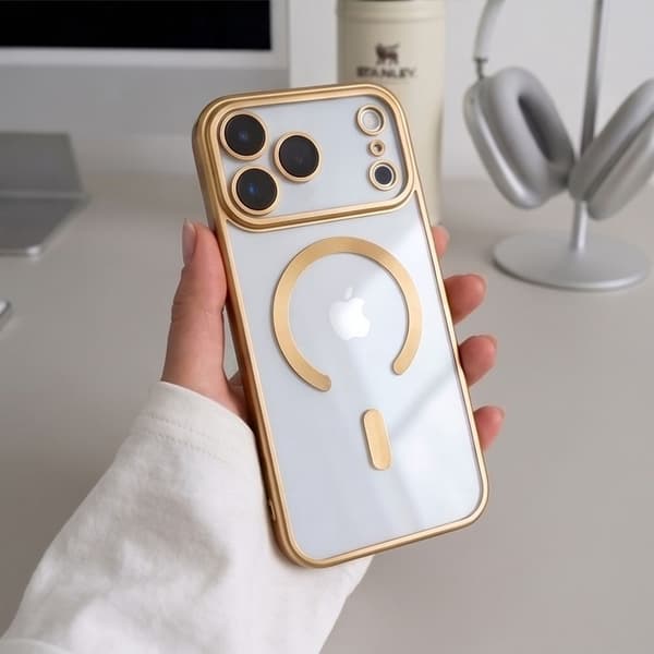 Tech-Protect MagFlex MagSafe Skal för iPhone 18 Pro - Shiny Gold