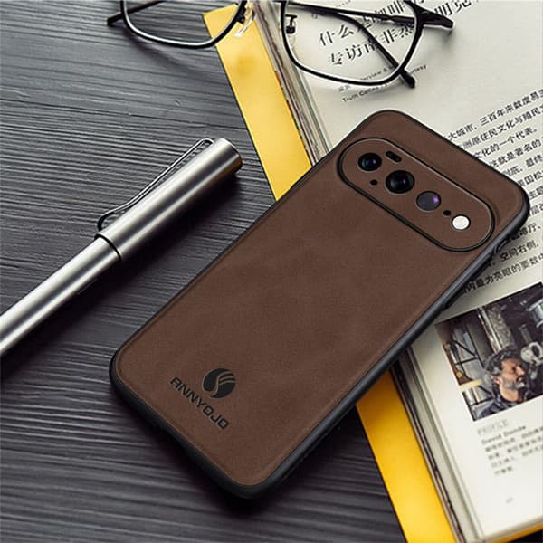 SKALO ANNYOJO PU-Læder Cover til Google Pixel 11 Pro XL - Sort