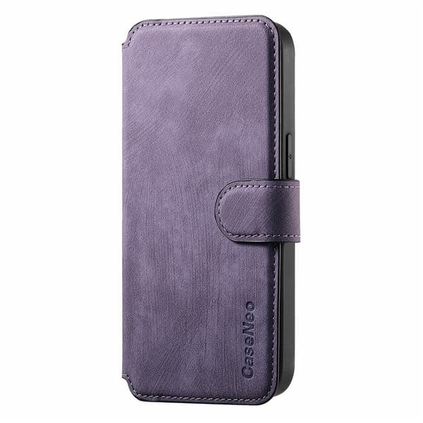 SKALO CASENEO MW-03 Plånboksfodral för iPhone 18 Pro - Lila