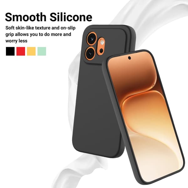 SKALO Tynd Silikone Cover til Honor 600 - Sort