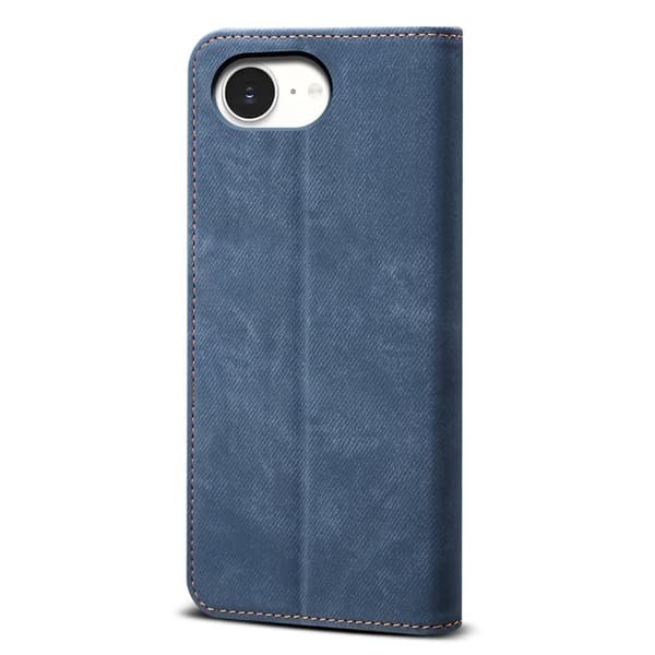 SKALO Jeans Plånboksfodral för iPhone 17e - Blå