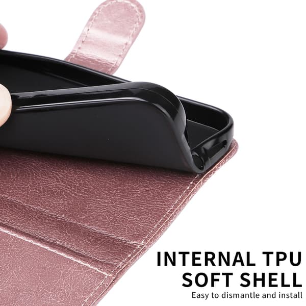SKALO OnePlus 15 PU-läder Plånboksfodral