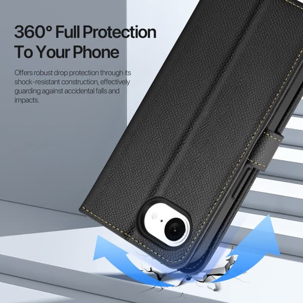 DUX DUCIS Lawa Series Flip Cover til iPhone 17e - Sort