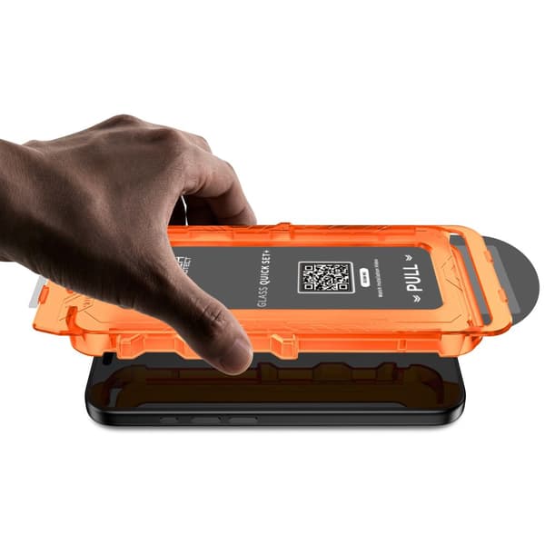 2-PACK Tech-Protect Quick Set+ Skärmskydd i Härdat glas för iPhone 18 Pro - Svart