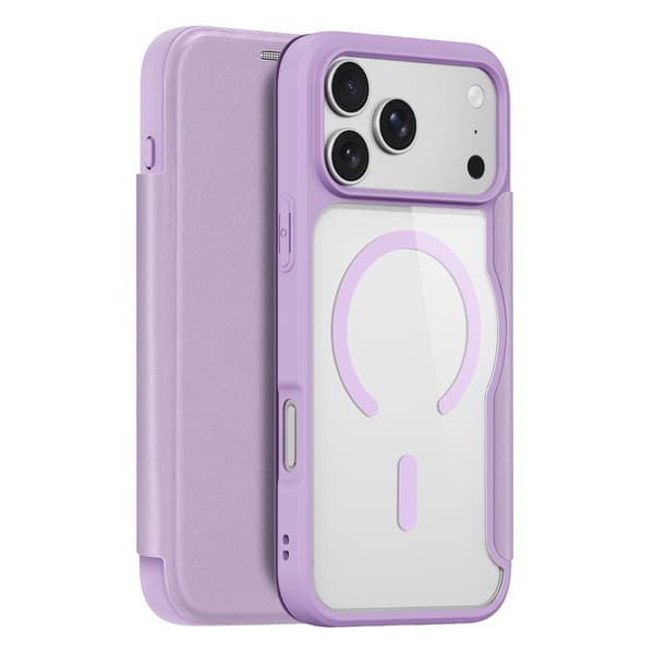 DUX DUCIS Skin X Pro Flip Cover til iPhone 18 Pro Max - Lilla