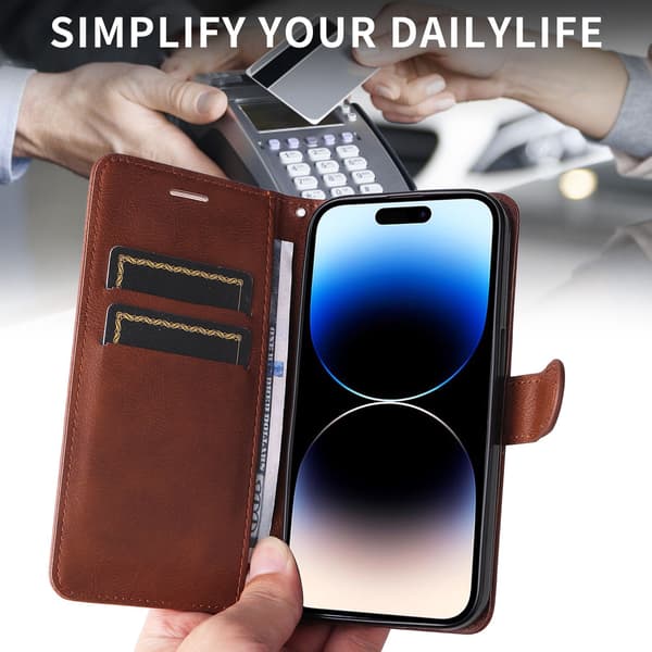 SKALO PU-läder Plånboksfodral för Nothing Phone (4a) Pro
