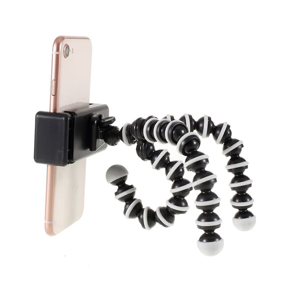 SKALO Blæksprutte Tripod Mobilholder - Sort