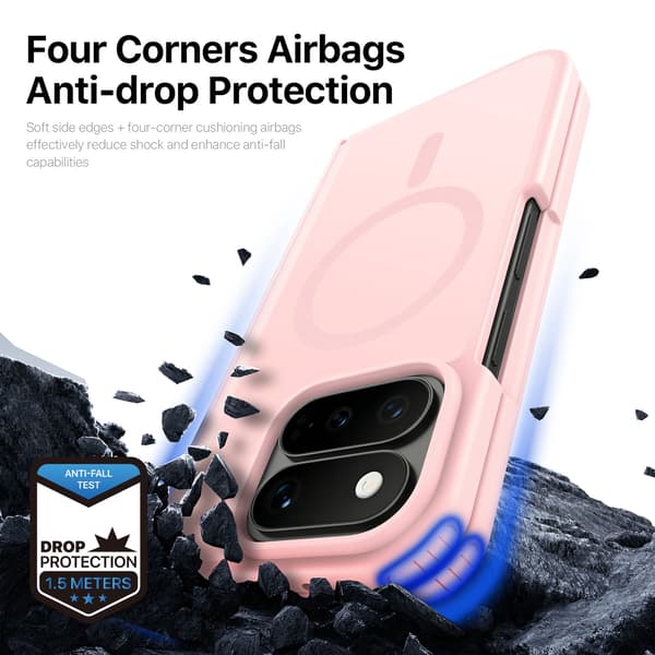 DUX DUCIS Yind Series Matte Finish Cover til Google Pixel 11 Pro Fold - Pink