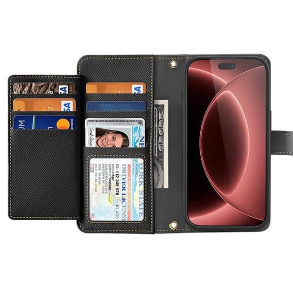 DUX DUCIS Lawa Series Flip Cover til iPhone 18 Pro Max - Sort