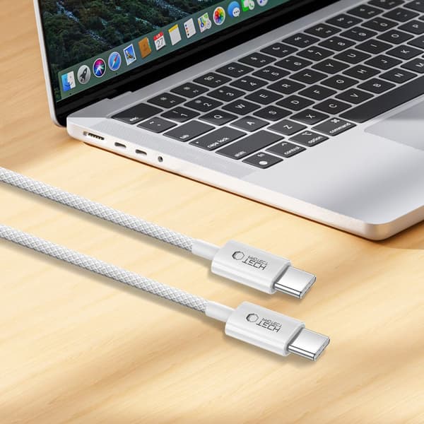 Tech-Protect Ultraboost Lite USB-C-kaapeli 60W 1m - Cool Grey