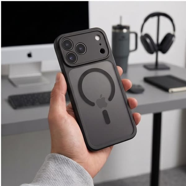 Tech-Protect BasicMag MagSafe Skal för iPhone 17 Pro Max - Mattsvart