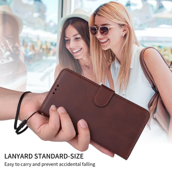 SKALO PU-læder Flip Cover til Google Pixel 10a