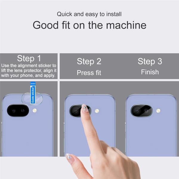 IMAK Slankt Kamerabeskyttelse til Google Pixel 10a - Gennemsigtig