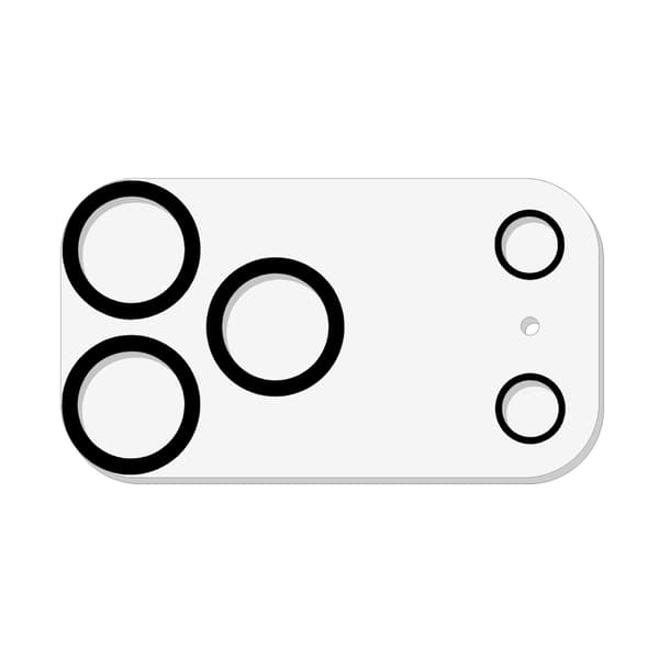 SKALO Kameraskydd Härdat glas för iPhone 18 Pro - Transparent