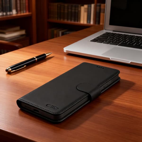 Tech-Protect Wallet MagSafe Etui til Samsung Galaxy S26 - Sort