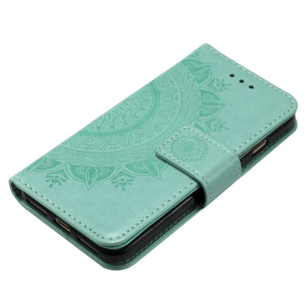 SKALO Mandala Plånboksfodral för iPhone 17e - Turkos