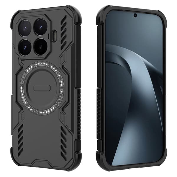 SKALO Armor Ventilated Heat Dissipation Cover til Xiaomi 17T - Sort