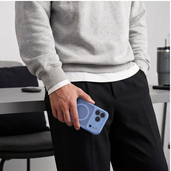 Tech-Protect BasicMag MagSafe Skal för iPhone 17 Pro Max - Ljusblå