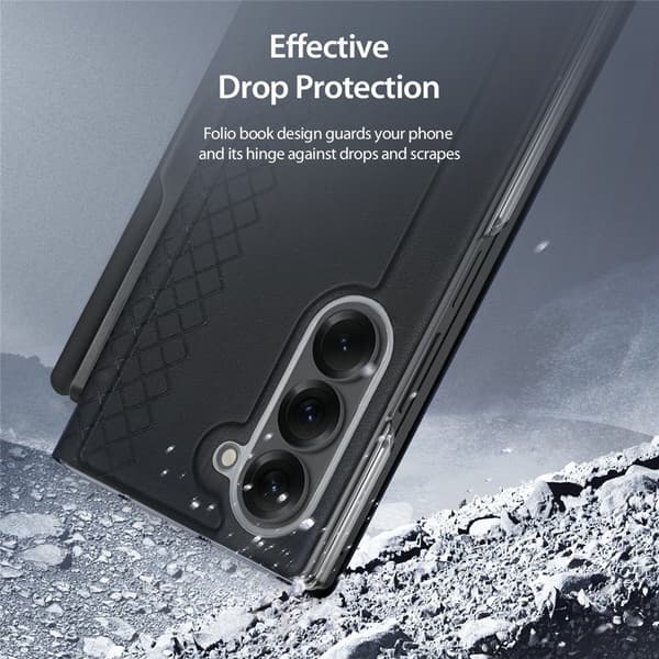 DUX DUCIS Samsung Z Fold7 Bril Series Cover - Sort